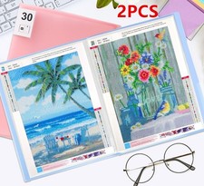 A3 Storage Book for Diamond Art Kits Portfolio Folder Paint Pictures Album 2PCS