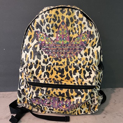 Adidas Originals Jeremy Scott Leopard Shisha Backpack Rare Sequin
