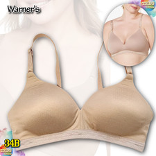PO Warner's Women's 34B Cloud 9 Super Soft Wireless Comfort Bra 1269 Toasted