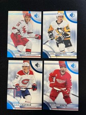 2023-24 SP HOCKEY BASE  COMPLETE  BLUE SET ( 100 CARDS )