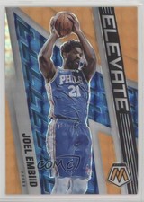 2021 Panini Mosaic Elevate Fluorescent Orange Prizm 23/25 Joel Embiid #21 0z3c