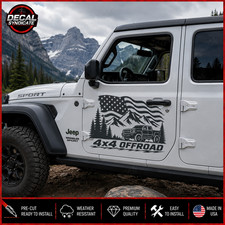 Jeep Wrangler Side Door Decal Graphics Vinyl Sticker Off Road Jk Jl Jt Gladiator Jeep Wrangler Side Door Decal Graphics Vinyl Sticker Off Road Jk Jl Jt Gladiator