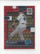 2022 Optic Pandora Red Prizm #79 Eli Morgan RR RC Rookie Indians Royals /99