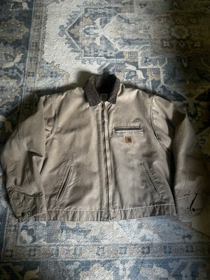 Vintage Carhartt Detroit Jacket J97 SDL (Sand Dollar) Size XL (Fits Large) 2004