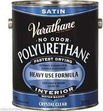 1 Gal Varathane Water-Based Clear Satin Interior Wood Polyurethane 200231