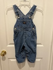 Vintage Oshkosh Toddler Overalls Jeans 2T