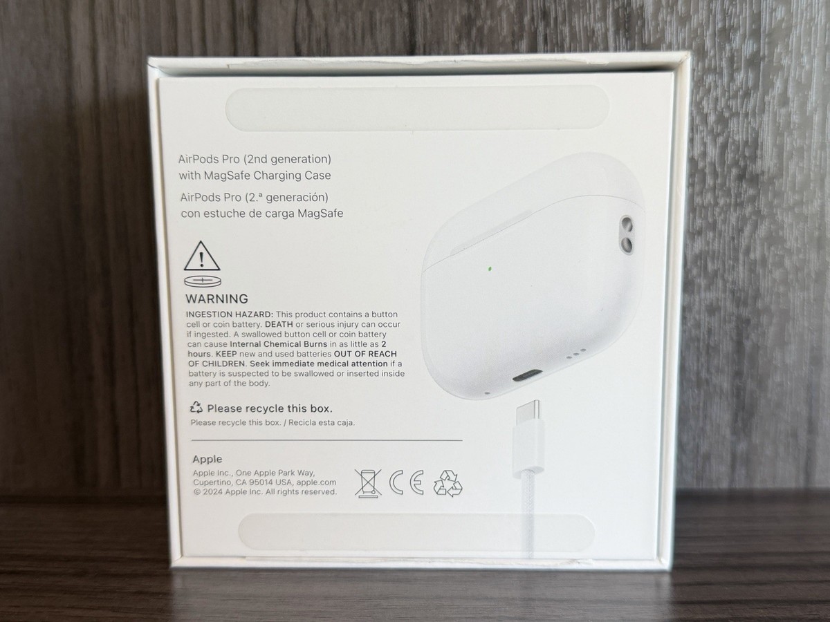 Apple AirPods Pro 2nd MTJV3LL/A Wireless Ear Buds w/ USB-C