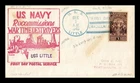 US COVER USS LITTLE FIRST DAY NAVAL CANCELLATION WAR TIME DESTROYERS