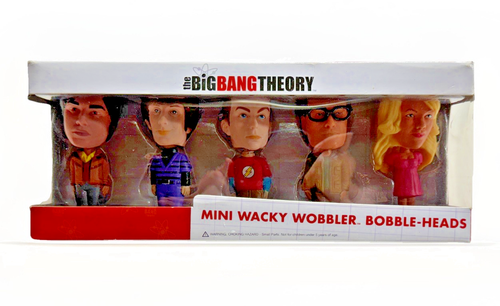 Funko Mini Wacky Wobbler The Big Bang Theory | Testa Bobble Leonard E Sheldon | 8 Cm | Licenza Ufficiale