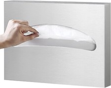 Toilet Seat Cover Dispenser Wall Mounted Stainless Steel