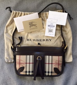 burberry haymarket check shoulder bag