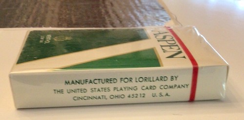 ASPEN MENTHOL PROMOTIONAL PLAYING CARDS 12 Pks. - NEW & SEALED! - Picture 4 of 5