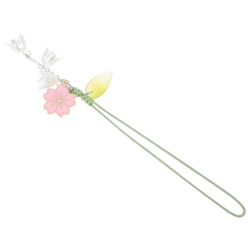 Kreativer Blütenschlüsselkette Telefon Lanyard -Gurt Blumenanhänger