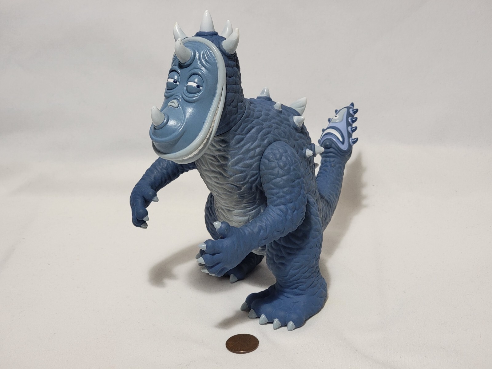 Blue Monotone Dorbel Figure # 34 / 50 by Jim Woodring 2003 StrangeCo Toy dorble