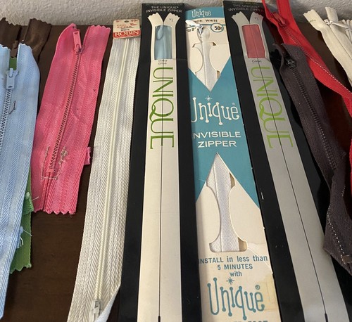 Lot of 45 Zippers-Various Colors, Lengths, Styles, Brands, See Photos, Lot Of 45 - Picture 4 of 17