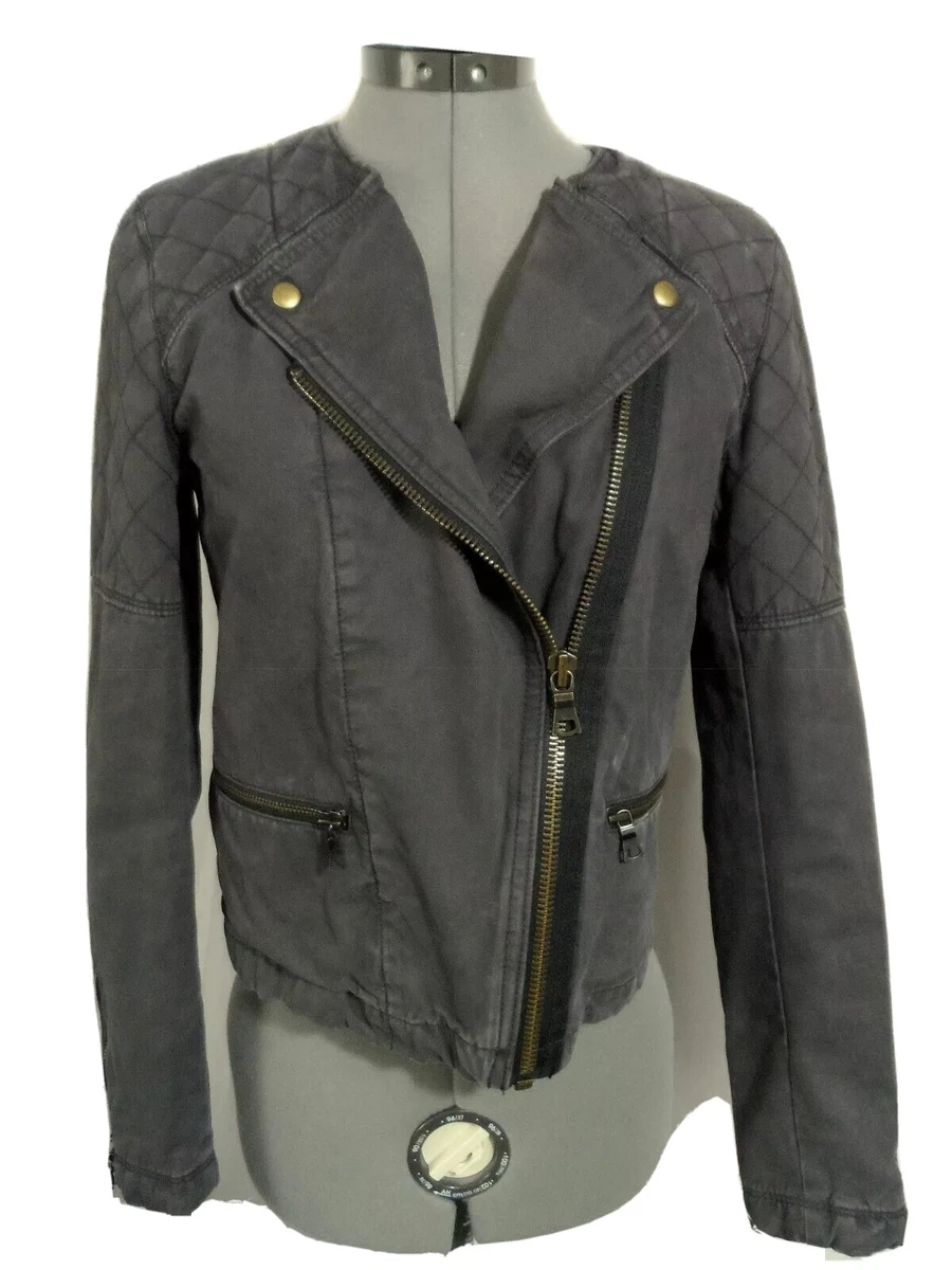 Gap quilted denim jacket sale