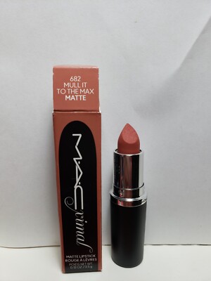 Mac Cosmetics M·A·CXIMAL Matte Lipstick 682 MULL IT TO THE MAX  0.12 Oz