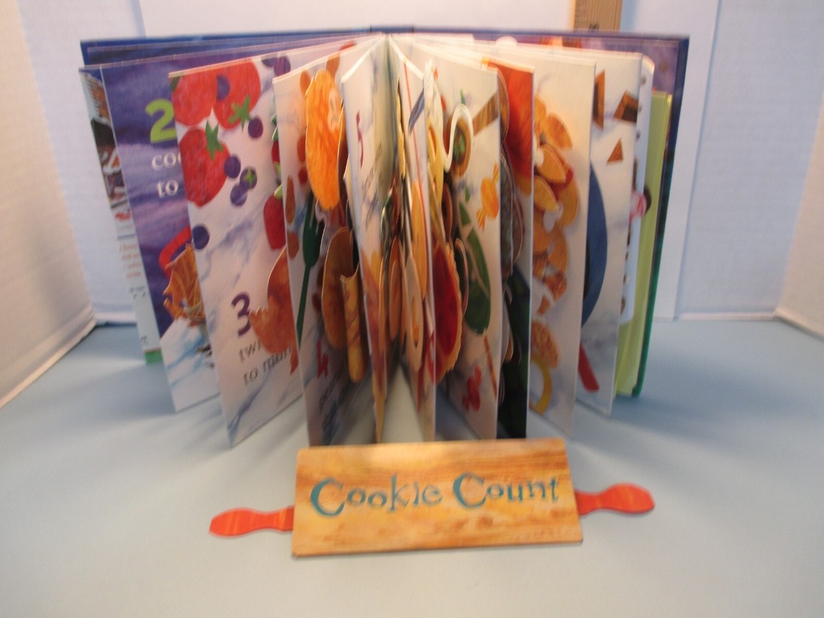 POPUP book COOKIE COUNT signed by ROBERT SABUDA 1997 Little Simon