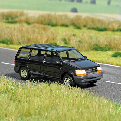 Busch 5657  1:87 H0 Chrysler Voyager mit Licht vorne und hinten schwarz OVP NEU