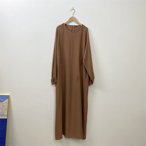 Modest Abaya Women Muslim Long Sleeve Maxi Dress Kaftan Turkey Islamic Caftan - Picture 24 of 32
