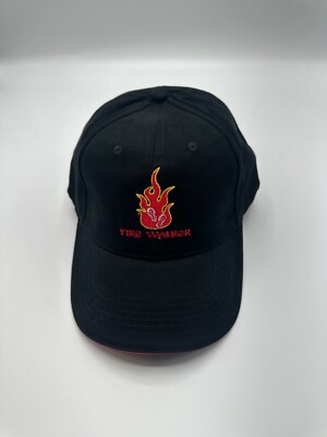 Fire Walker Valley Of Fire State Park Nevada Black Baseball Cap Hat One Size