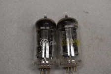 7695 Sylvania / GE NOS NIB Audio Receiver Power Amplifier Vacuum Tubes Pair