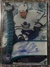 2009-10 Upper Deck Trilogy Ice Scripts Luke Schenn #IS-LS Auto
