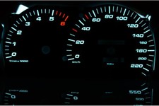 Opel Omega B & C - design 4 glow gauge plasma dials tachoscheibe glow shift indi