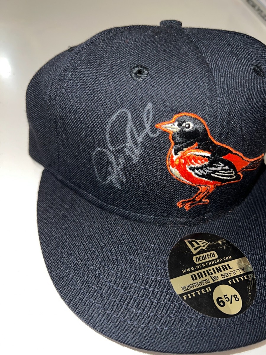RAFAEL PALMEIRO Baltimore Orioles Signed New Era Fitted Hat Auto