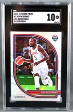 2020-21 Panini Prizm Kevin Durant TEAM USA SILVER PRIZM SGC 10 GEM MINT #3