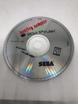 SEGA Saturn – Bootleg Sampler (Démo) – Jeu PAL Complet, Testé
