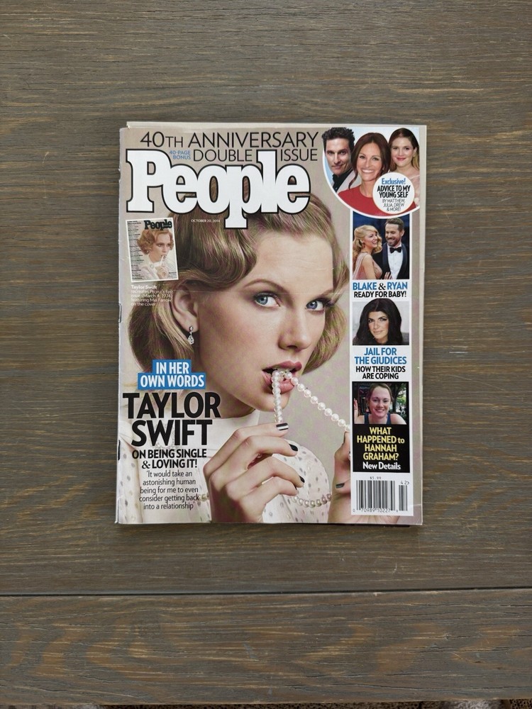 People Magazine - 40th Anniversary - Double Issue 10/20/14 - Taylor Swift Cover