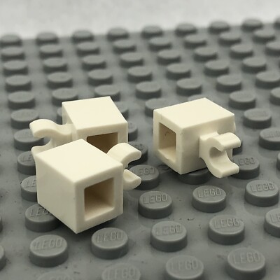 LEGO LEGO 30241b White Brick, Modified 1 x 1 W/ Open O Clip