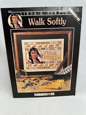 Dimensions Counted Cross Stitch Pattern Leaflet Walk Softly Linda K Powell 235