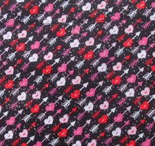 Valentine's Day Arrows and Hearts Dog over the collar Bandana, valentine dogs