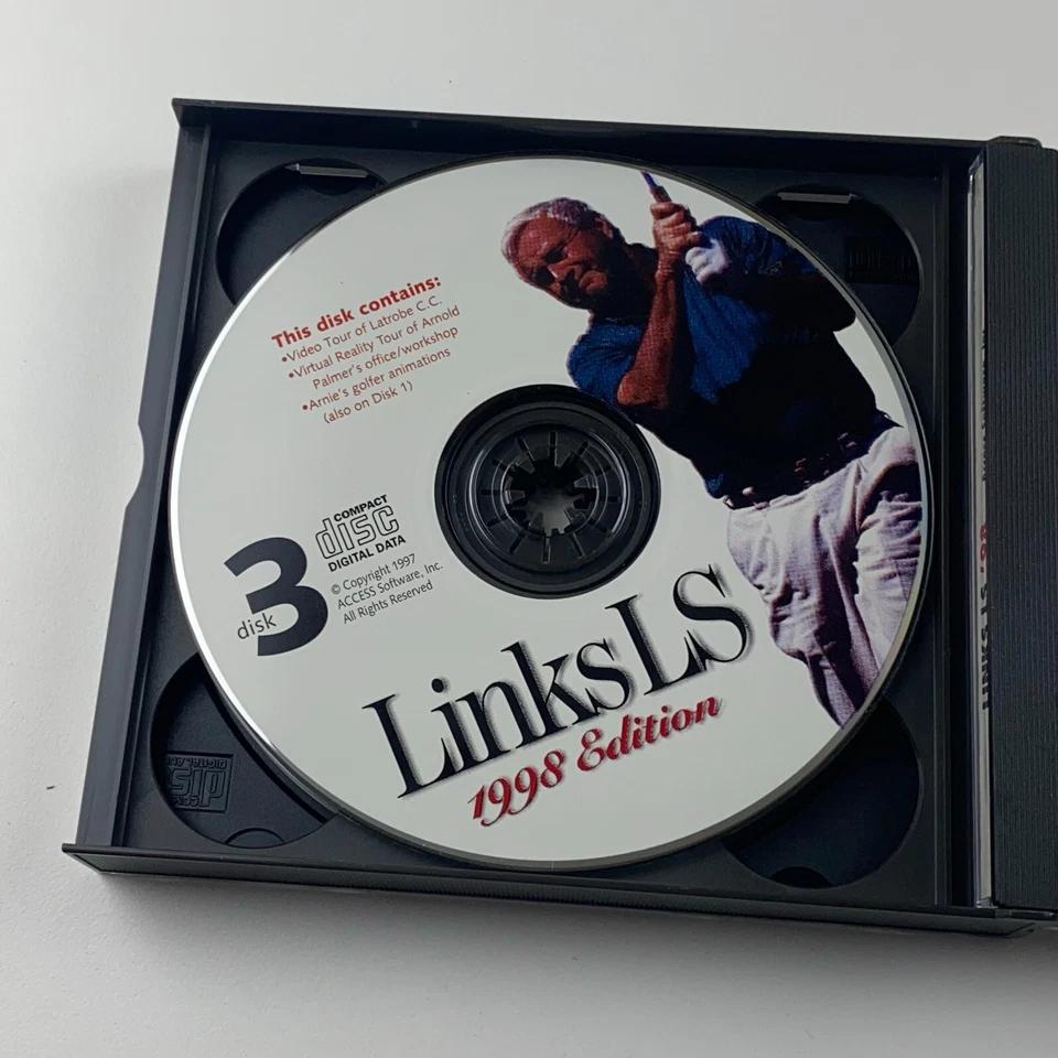 Links LS 1998 Edition (PC CD-ROM, 4-Disc) | Access Software | Golf Simulator - Image 4 of 4