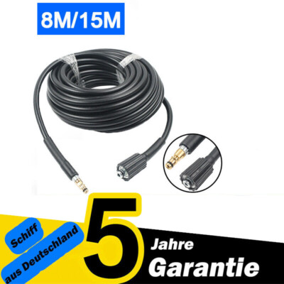 8M/15M Ersatzschlauch Hochdruckschlauch Schlauch Für Kärcher K2/K3/K4/K5 Gummi