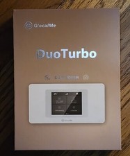 GlocalMe DuoTurbo U3X 4G LTE Portable Dual Modum WiFi HotspotTouch Screen-Black