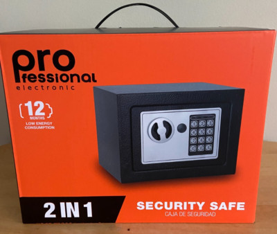 PROFESSIONAL ELECTRONIC 2 IN 1 SECURITY SAFE PASSCODE KEY BRAND NEW