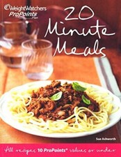 Weight Watchers pro points cookbook - 20 minute meals - Sue Ashworth