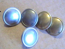 Vintage Decorative Button – Red & Gold Round Collectible