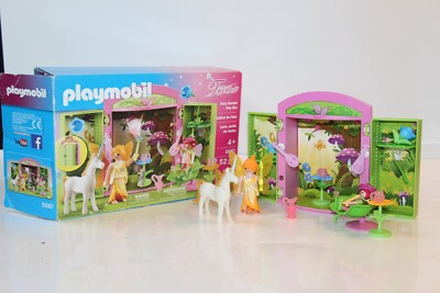 Playmobil Faries Fairy Garden Take-Along Play Box Building Set 5661