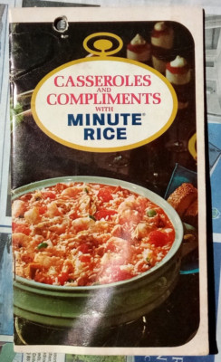 Compliments Instant Rice Casseroles & Compliments with Minute Rice - 1966 | eBay