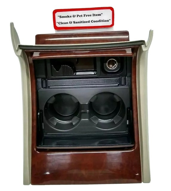 204-2006 Cadillac Escalade SUV Lower Console Cup Holder woodgrain | eBay