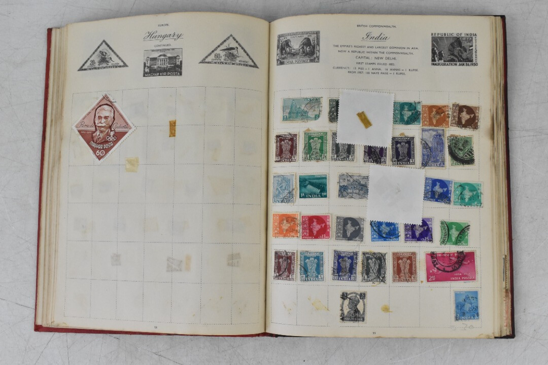 Bundle Of Various Assorted Stamps On Paper, Loose & In Albums