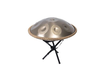 Handpan Drum - 22-Inch 9-Note D Kurd 440Hz - Hand Tuning Handpan - Includes S...