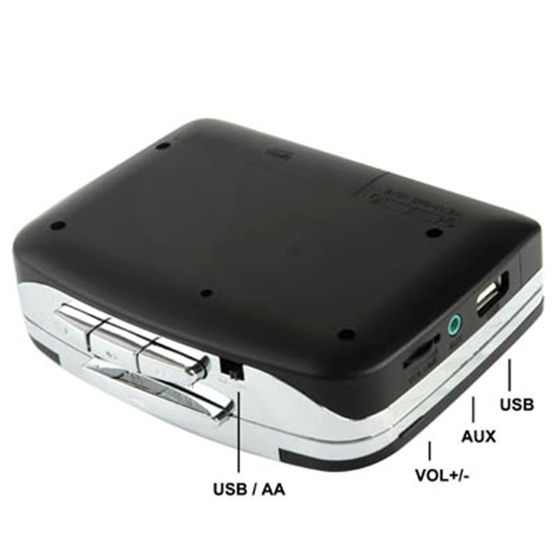 Portable Ezcap230 USB Cassette Tape to MP3 Capture Converter with