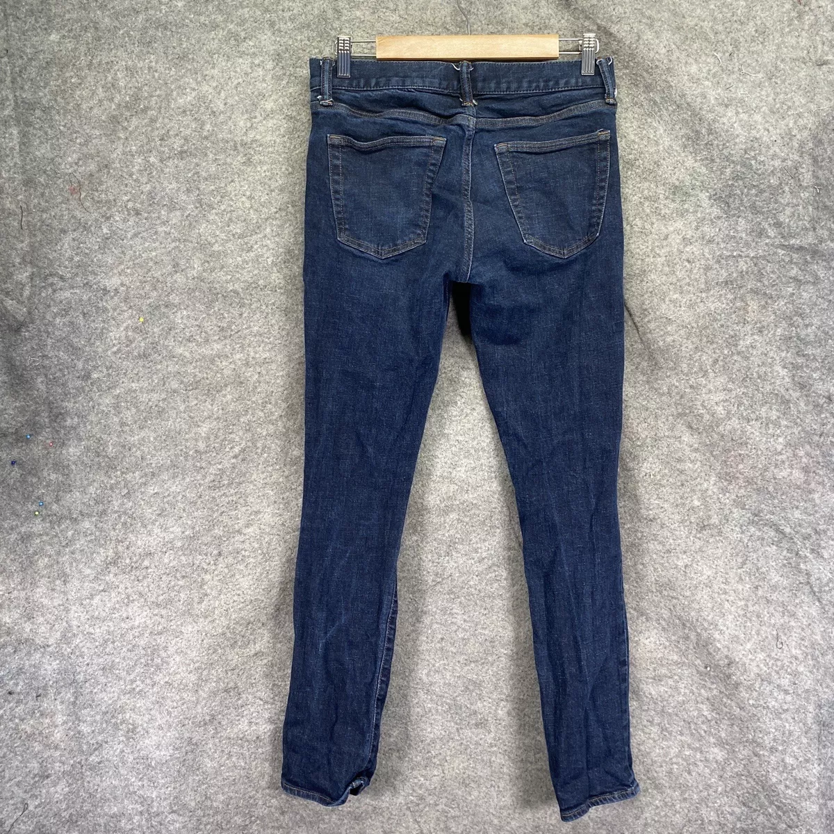 Jeans Gap da uomo 30X32 taglio skinny con orlo fino a 30 pollici