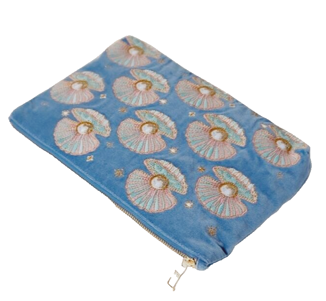 Elizabeth Scarlett Fortnum & Mason Velvet Pouch w/Dust Bag