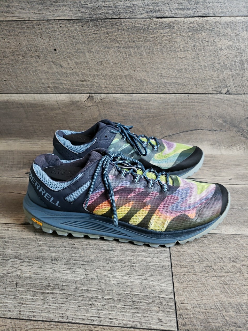 Scarpe da trail running Merrell Nova 2 Vibram Rainbow J135427 da uomo taglia 12